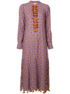 Figue - Paolina Shift Dress - Women - Cotton/viscose - Xl, Pink/purple, Cotton/viscose