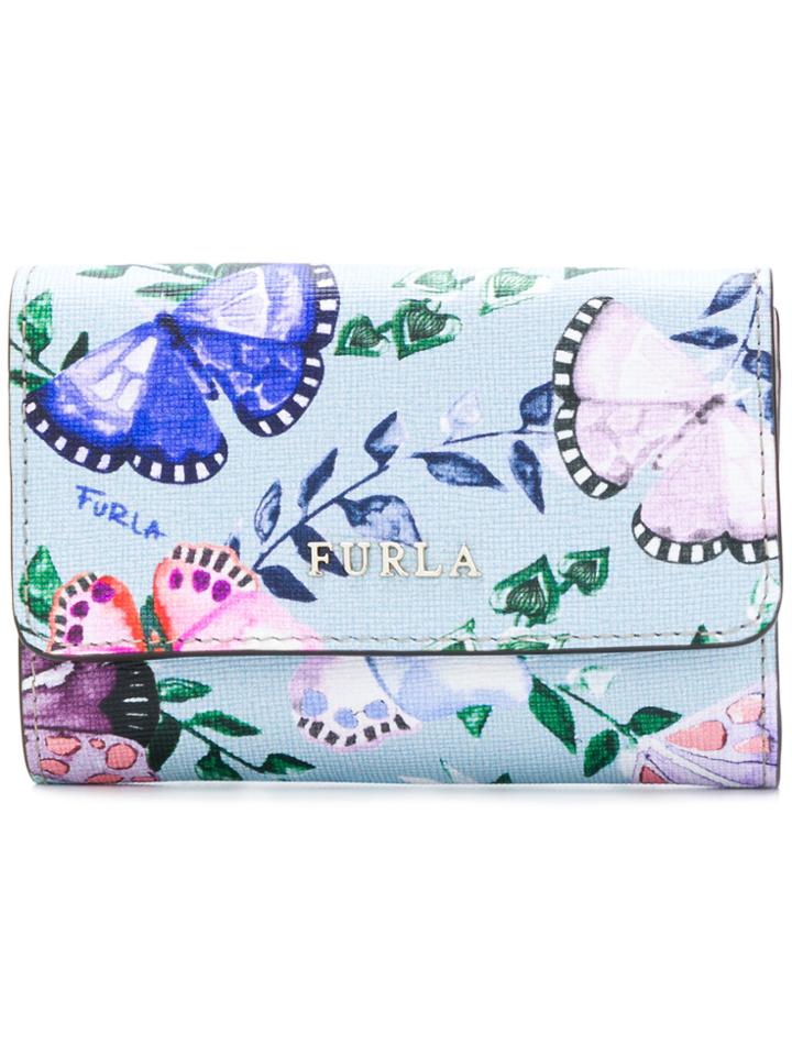 Furla Babylon Bi-fold Wallet - Blue
