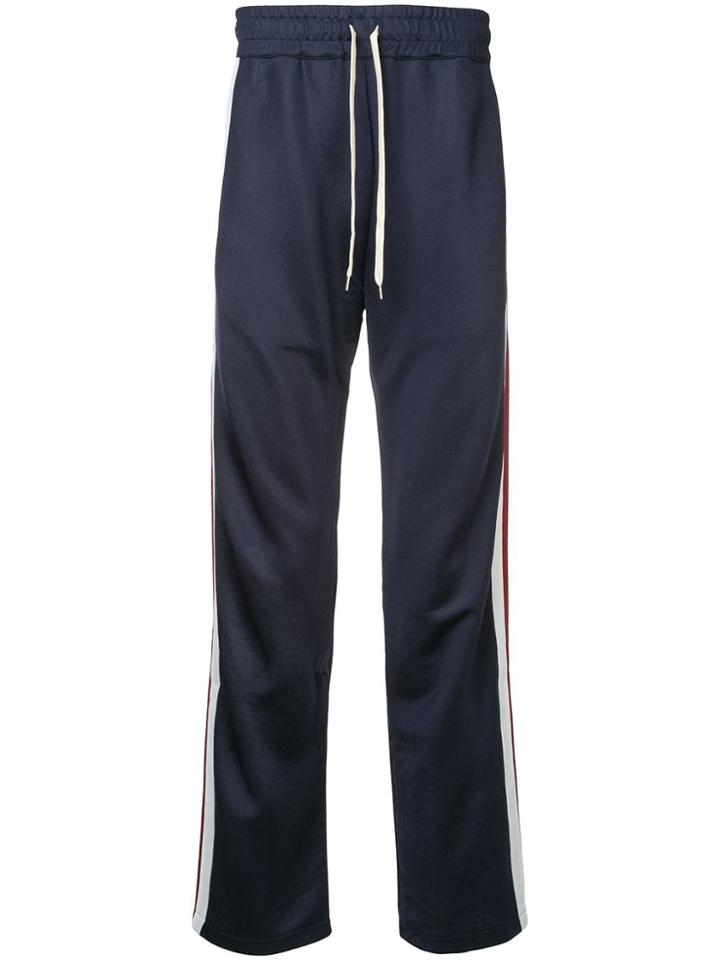 Band Of Outsiders Side Stripe Track Pants - Blue