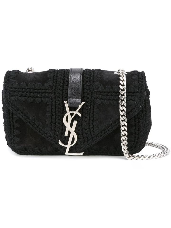 Saint Laurent Micro 'sac De Jour' Crossbody Bag, Women's, Black