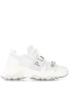 Philipp Plein Crystal Running Sneakers - White