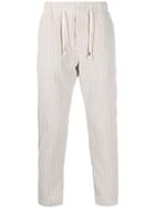 The Silted Company Straight-leg Ribbed Trousers - Neutrals