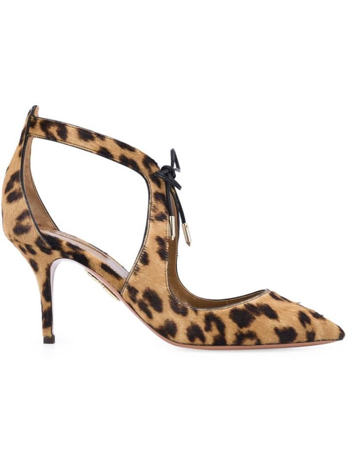Aquazzura Leopard Pattern Pumps