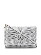 Anya Hindmarch Woven Crossbody Bag - Silver