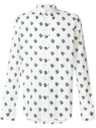 Ps By Paul Smith Slim Fit Floral Shirt - White