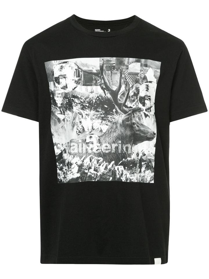White Mountaineering Photo Print T-shirt - Black