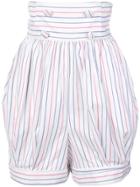 Rosie Assoulin Striped Shorts - White