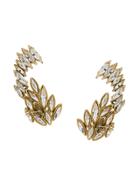 Saint Laurent Embellished Ear Cuffs - Metallic