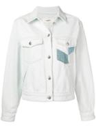 Isabel Marant Étoile Lindya Patchwork Denim Jacket - Blue