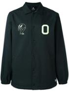 Nike Chest Prints Jacket, Men's, Size: Large, Black, Cotton/nylon