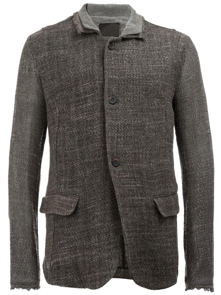 Lost & Found Ria Dunn Double Collar Jacket - Grey
