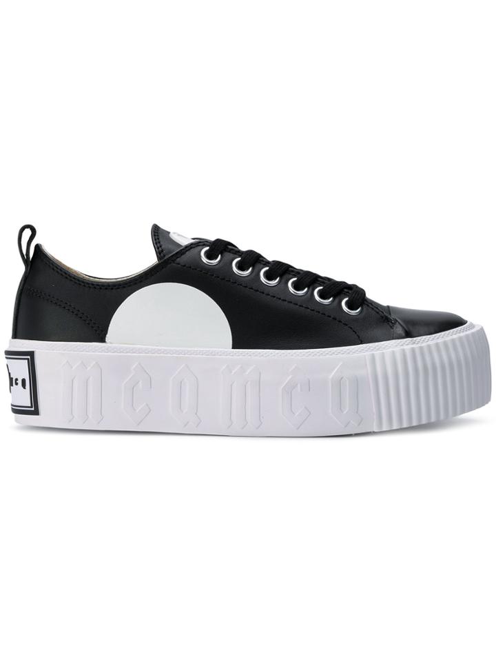 Mcq Alexander Mcqueen Platform Low Top Sneakers - Black