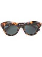 Dries Van Noten Eyewear - Linda Farrow Gallery Sunglasses - Women - Acetate - One Size, Nude/neutrals, Acetate