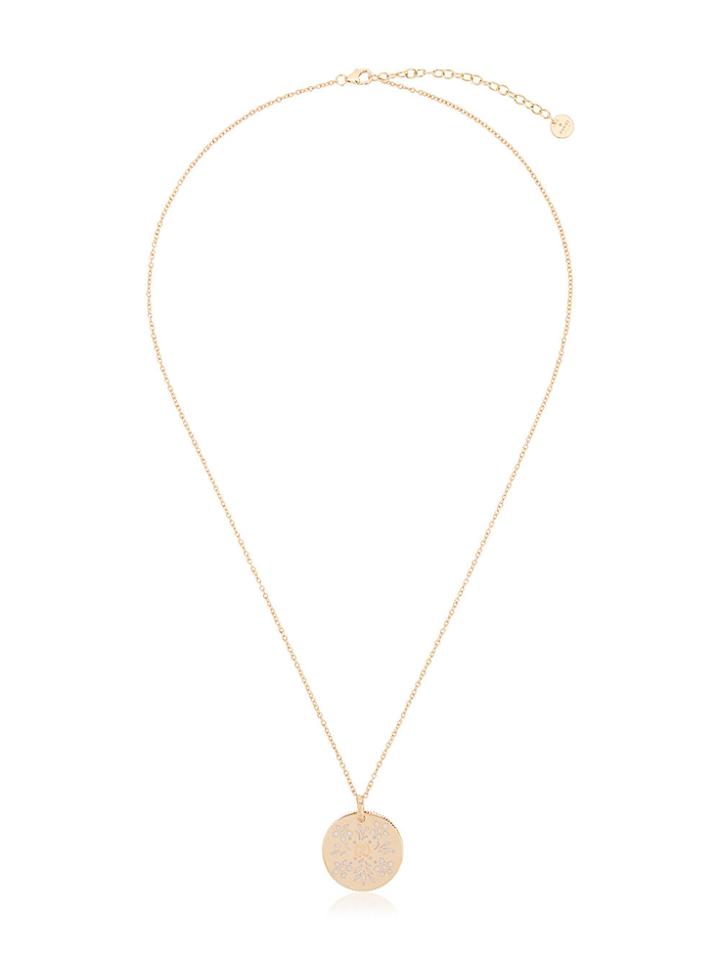Gucci Gold Circle Icon Pendant - Metallic
