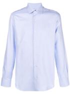 Barba Slim Button Shirt - Blue
