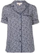 Michael Michael Kors Peace & Love Pyjama Shirt - Blue