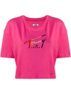 Tommy Jeans Cropped T-shirt - Pink