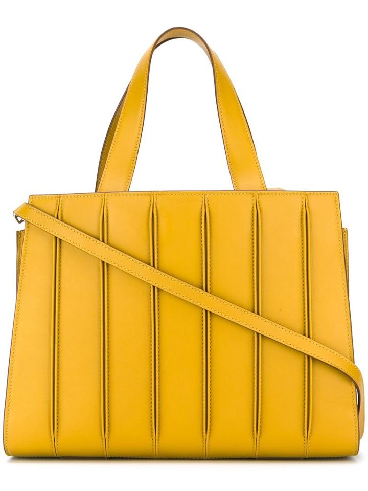Max Mara 'designed By Renzo Piano Building Workshop' Tote, Women's, Yellow/orange