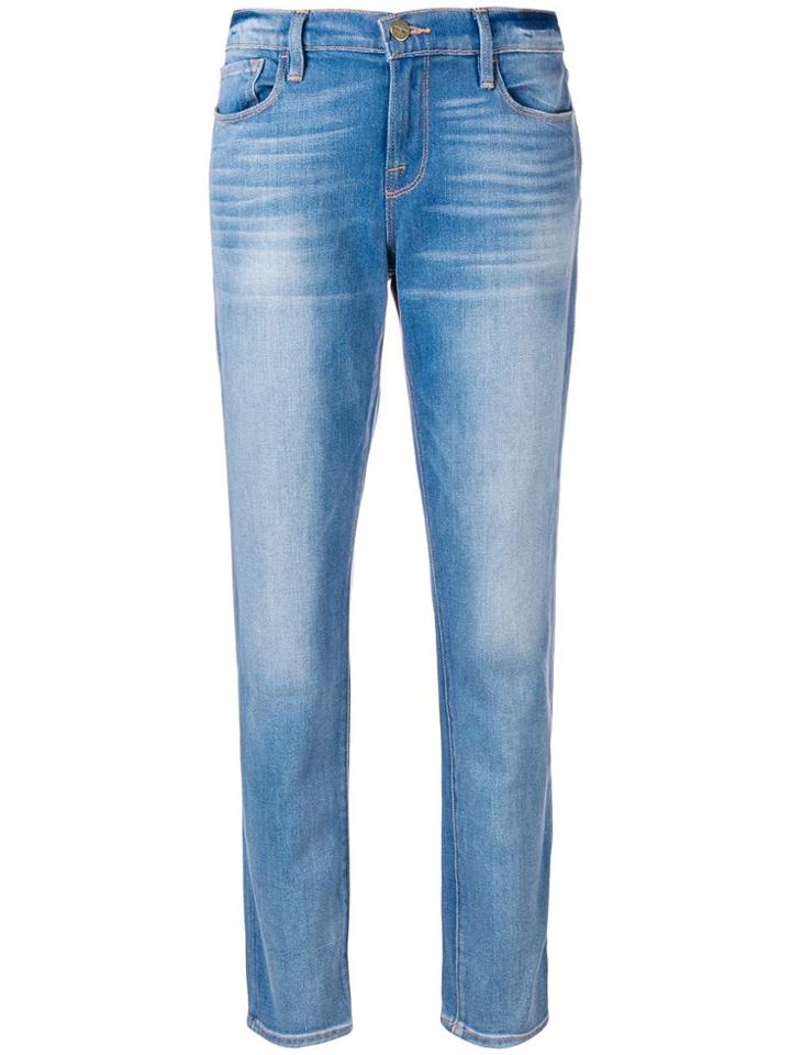 Frame Slim-fit Jeans - Blue