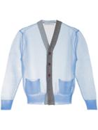 Toga Pulla V-neck Cardigan - Blue