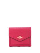 Coach Crossgrain Small Wallet - Red