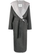 Ava Adore Wrap Front Coat - Grey