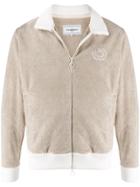 Casablanca Two Tone Fleece Sweatshirt - Neutrals