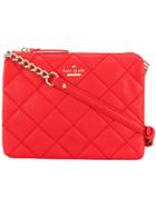 Kate Spade Studded Logo Shoulder Bag - Red