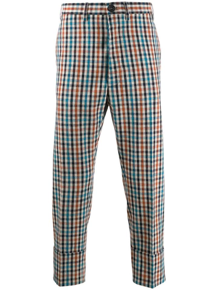 Vivienne Westwood Check Trousers - Neutrals