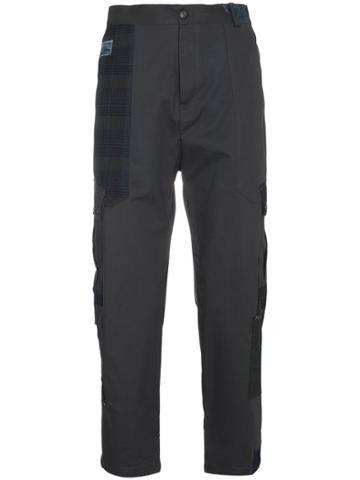 78 Stitches Patchwork Combat Trousers - Grey