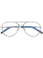 Hublot Eyewear Aviator Glasses - Silver