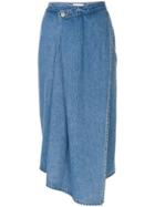 Christian Wijnants Asymmetric Skirt - Blue
