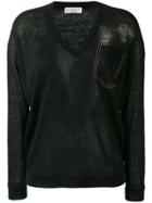 Brunello Cucinelli Chest Pocket Jumper - Black