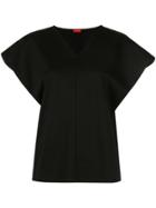 Des Prés V-neck Blouse - Black