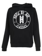 Hood By Air Logo Hoodie, Men's, Size: Medium, Black, Cotton/polyester