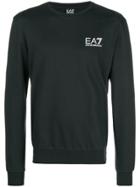Ea7 Emporio Armani Printed Logo Jumper - Black