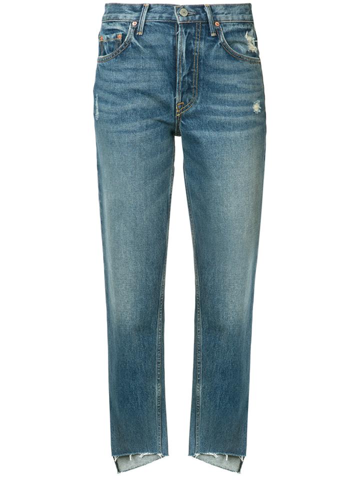 Grlfrnd Cropped Jeans - Blue