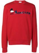 Moncler Logo Patch Sweatshirt - Red