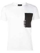Emporio Armani Logo Print T-shirt, Men's, Size: Large, White, Cotton