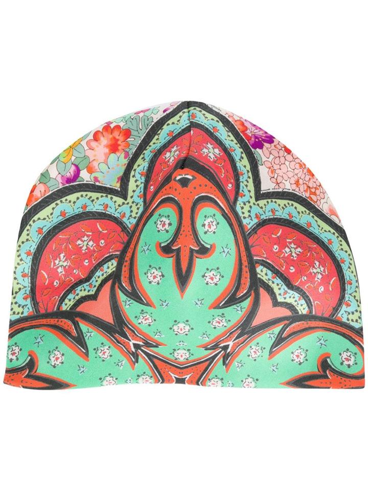 Etro Paisley Print Cap - Multicolour
