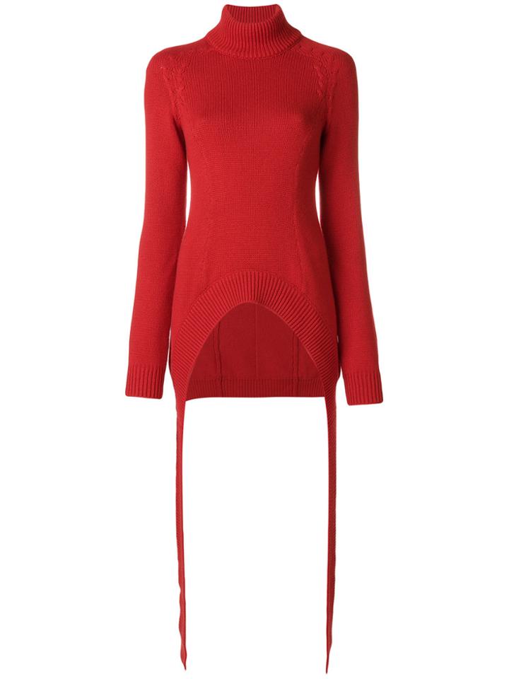 Givenchy Fitted Knitted Sweater - Red