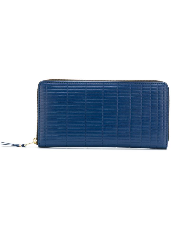 Comme Des Garçons Wallet Brick Line Wallet - Blue