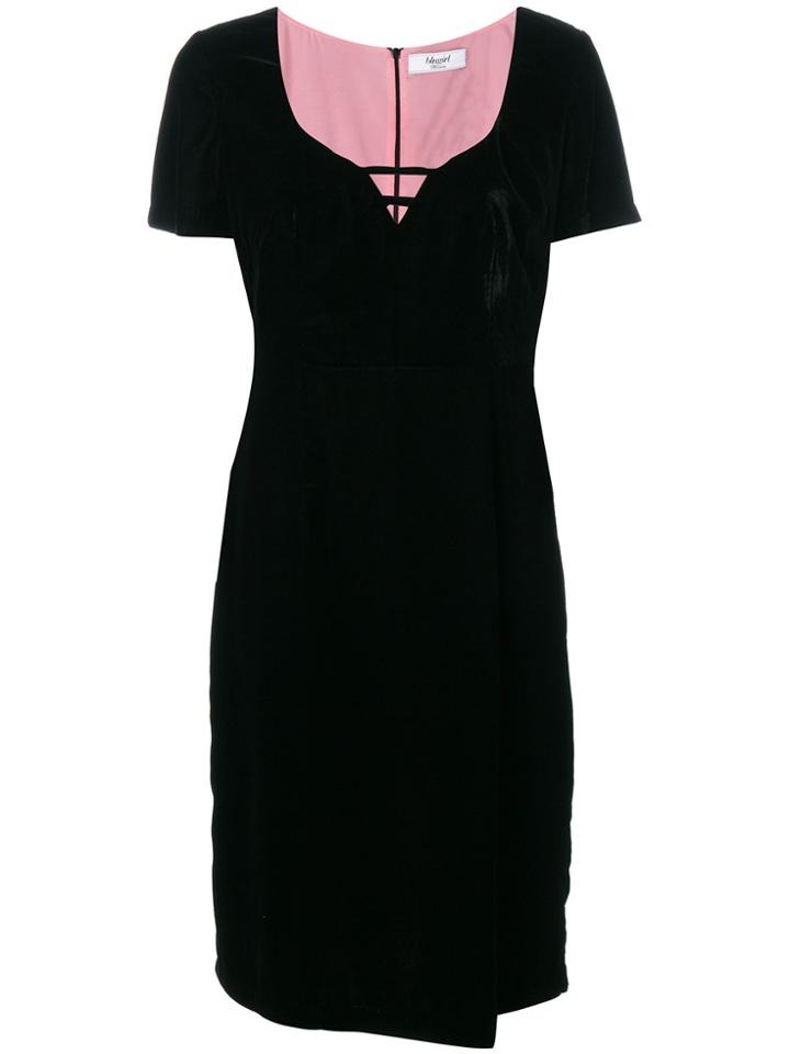 Blugirl Bar Detail Neckline Dress - Black