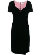 Blugirl Bar Detail Neckline Dress - Black