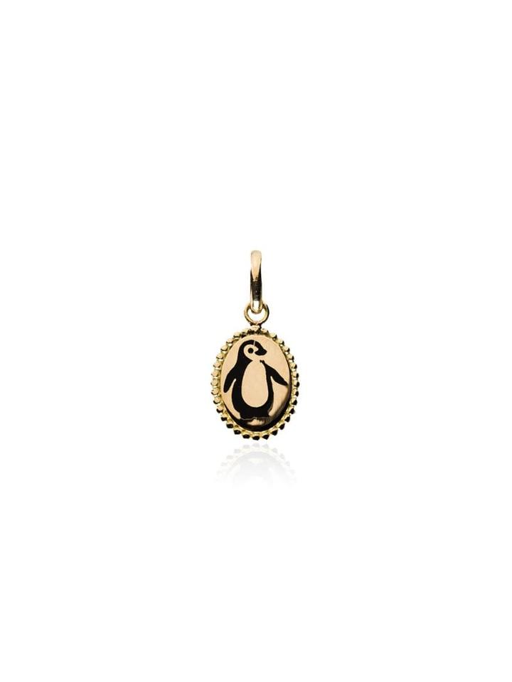 Gigi Clozeau 18kt Yellow Gold Penguin Pendant