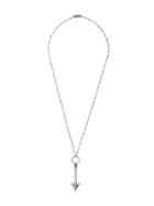Lanvin Arrow Pendant Necklace - Metallic