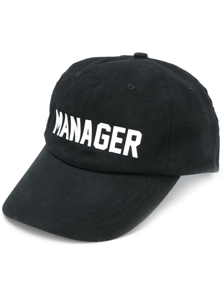 Les (art)ists Strapback Manager Cap - Black