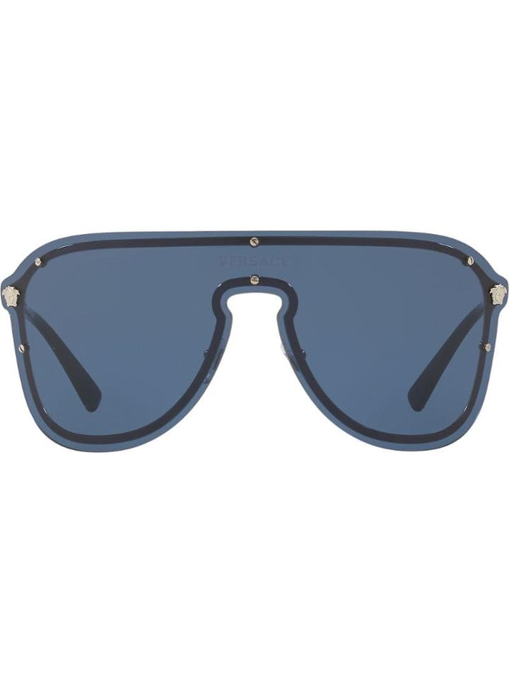 Versace Eyewear #frenergy Visor Sunglasses - Blue