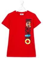 Moschino Kids Logo Print T-shirt, Boy's, Size: 14 Yrs, Red