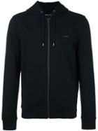 Michael Kors Zipped Hoodie, Men's, Size: Small, Black, Cotton/spandex/elastane